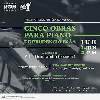 clases de piano en caracas Escuela de Musica Prudencio Esáa