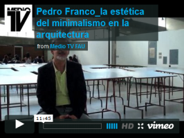 Pedro Franco, la estética del minimalismo en la arquitectura