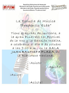 clases canto caracas Escuela de Musica Prudencio Esáa