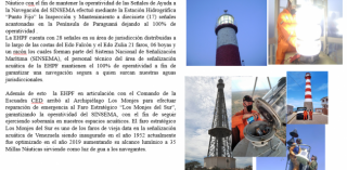 I Fase de la recorrida de mantenimiento de Faros y Boyas pertenecientes al SINSEMA Área Península de Paraguaná y reparación de emergencia del Faro Estratégico 