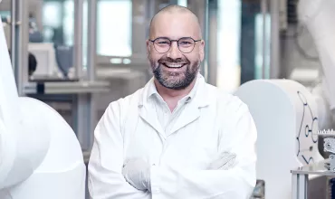 Male scientist in lab